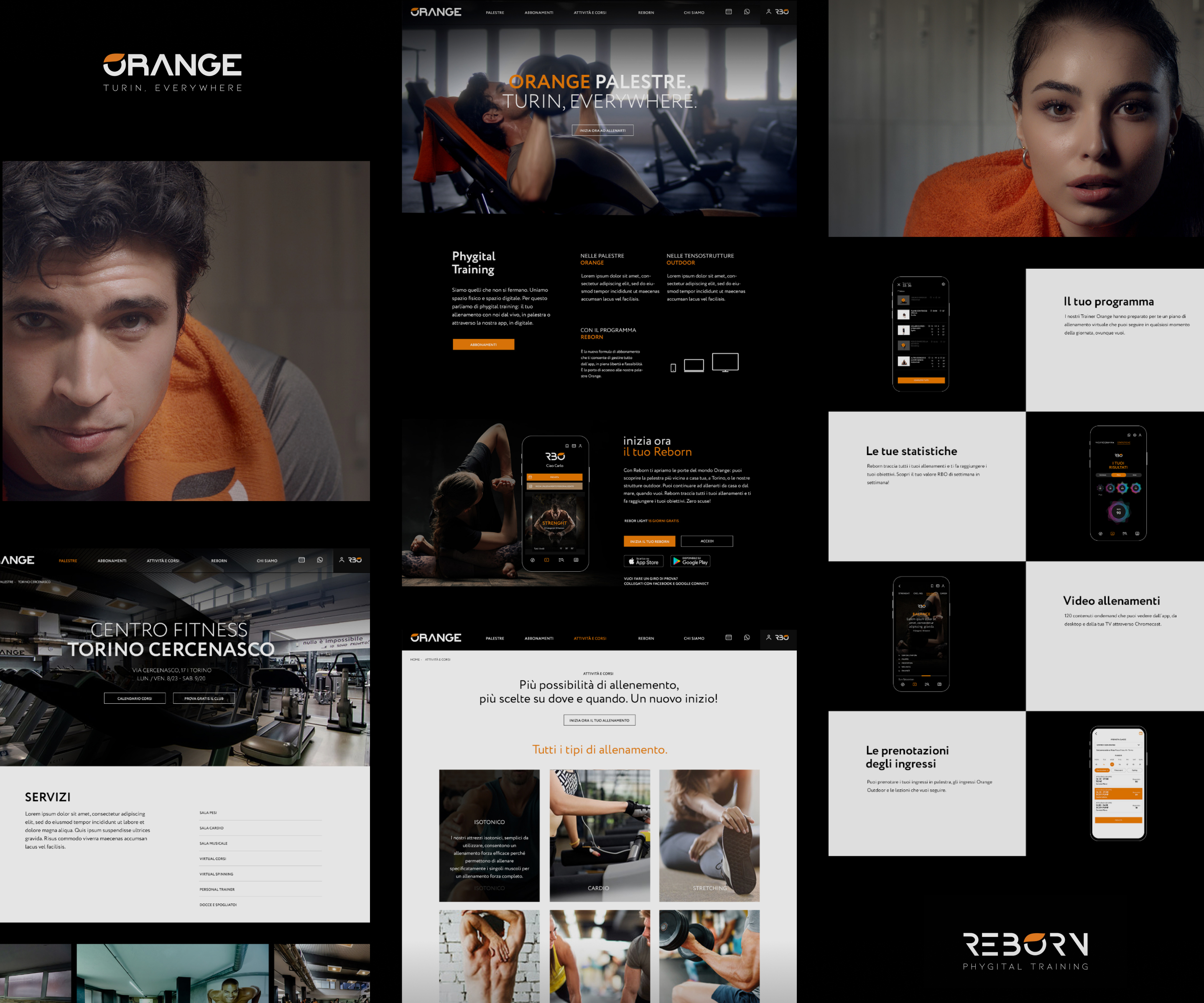 Gallery delle schermate dell'app